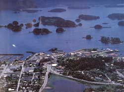 
The Sitka District centers on two large islands.

